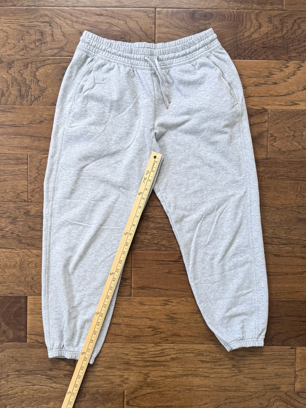 Athleta Retroterry Mid Rise Jogger Grey Heather Size Small Petite - Picture 2 of 7